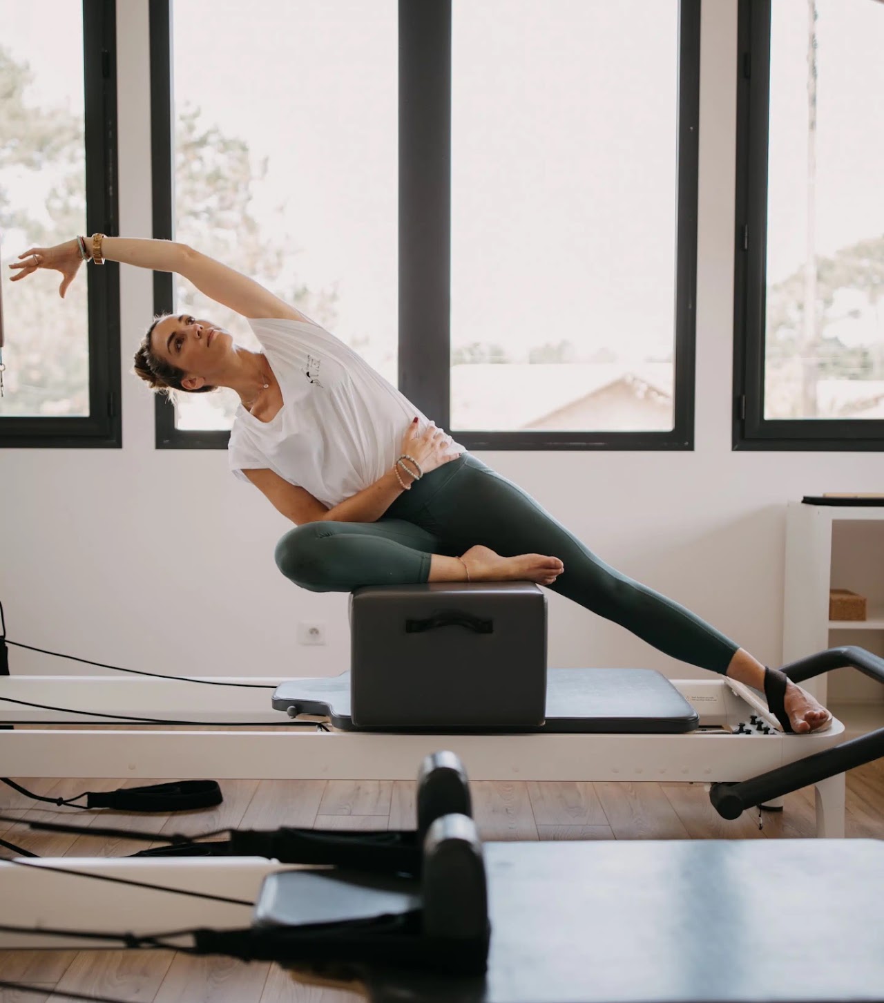 Samantha, professeure de Pilates Reformer STOTT Pilates®